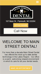 Mobile Screenshot of dentistplymouthnh.com